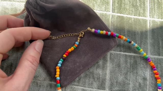 Colorful Initial Necklaces for Girls Women Kids - Teen Girls Gifts Trendy Beaded Initial Necklace Dainty Letter Gifts Choker Necklace for Girl Jewelry