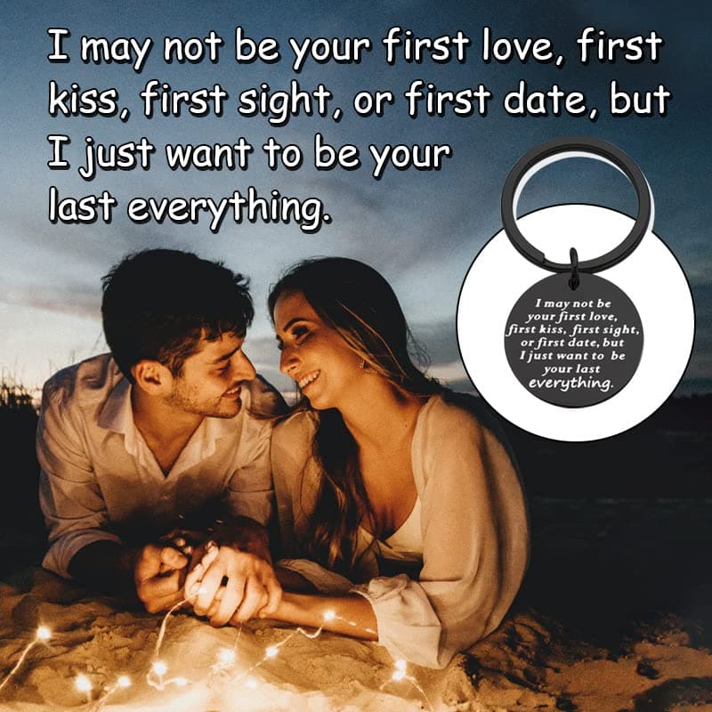 ShiQiao Spl Anniversary Birthday Gift for Couple Husband Wife Gifts Keychain for Boyfriend Keyring for BF GF Hubby Wifey