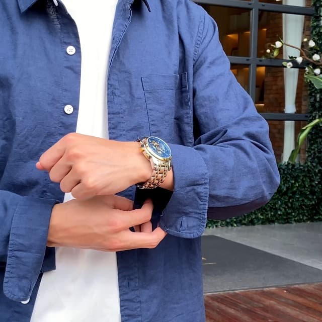 OLEVS Men Automatic Watch Stainless Steel Skeleton Mechanical Date Calendar Luxury Classic Business Waterproof Luminous Wrist Watches