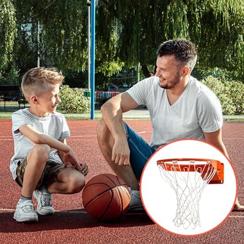 Heavy Duty Basketball Net Replacement - All Weather Anti Whip, Fits Standard Indoor or Outdoor Rims - 12 Loops - Basketball Hoop Net Replacement Outdoor