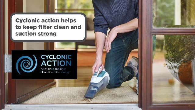 BLACK+DECKER dustbuster Cordless Handheld Vacuum, Portable Vacuum for Car and Home Rechargeable, Powerful Suction, Wide Mouth (HHVI315JO42)