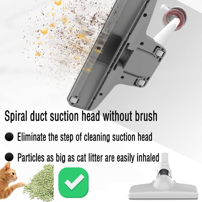 Stick Corded Handheld Vacuum Cleaner 26ft Cord Electric Broom for Pet Hair Hardwood Floor Cat Litter Cleaning