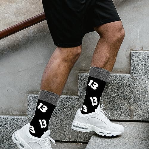 Belloxis Fun Novelty Socks for Men & Boys - Cotton Comfort Stocking Birthday Gift for Him, Dad, Son, Brother