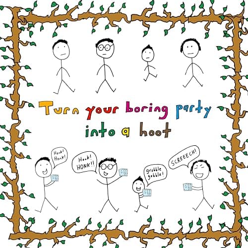 Bird Call - A Lively and Delightfully Absurd 5-Minute Party Game - High Energy Game - Bird Gifts - Bird Watching Gifts - Gifts For Bird Lovers - Funny Stocking Stuffer - 3-8 Players And Ages 7+