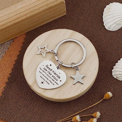 Best Gifts for Friends Colleagues Brothers Sisters Friend Keychain Friend Gift Ideas Valentines Christmas Day Gifts