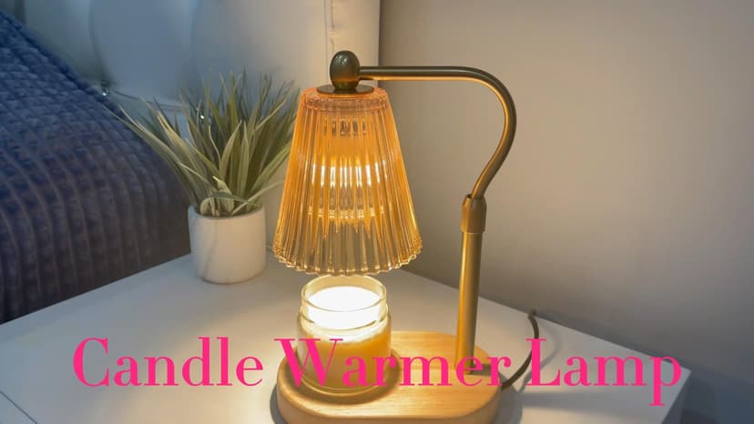 Candle Warmer Lamp with Timer Dimmer Adjustable Height for New Home Bedroom,Mothers Day Gifts,Vintage Home Decor for Scented Jar