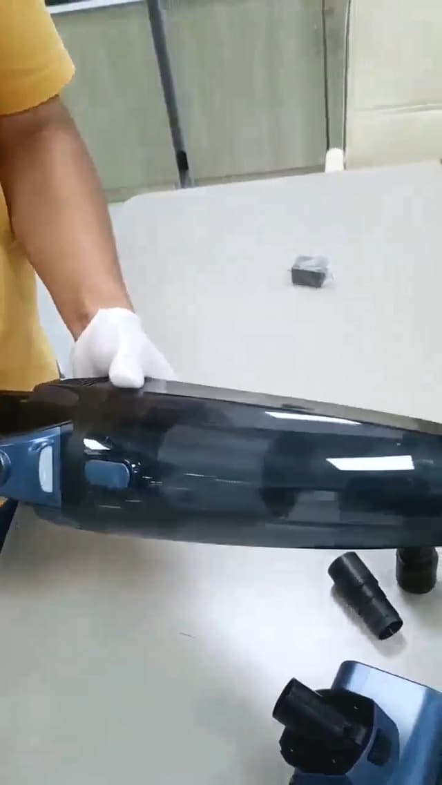 Pet Hair Handheld Vacuum Cordless: 20000PA High Power Car Vacuum with Motorized Brush and LED Light, Rechargeable Hand Held Vacuum Cleaner with Reusable Filter for Car, Home, Office & Pet, Blue