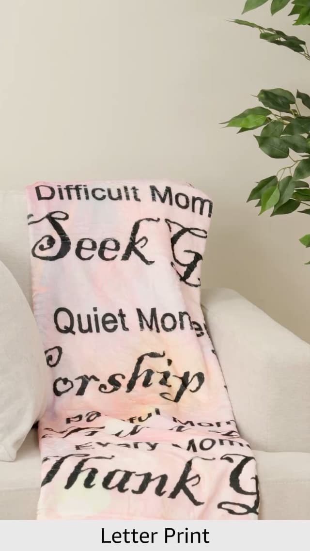 Christian Gifts for Women Faith, Inspirational/Religious/Spiritual Gifts for Adults, Soft Throw Blankets for Women/Men, Personalized Blankets for Adults 40"x 50"