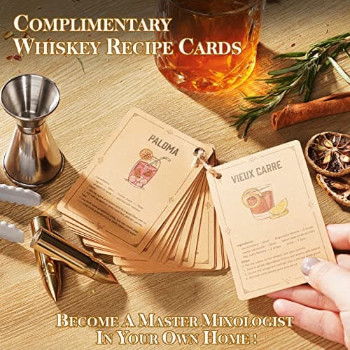 Gifts for Men Dad Husband, Christmas Anniversary Birthday Gifts for Him Boyfriend, Reusable Stainless Steel Whiskey Stones and Whiskey Glasses Set, Cool Burbon Scotch Cocktail Set Gifts