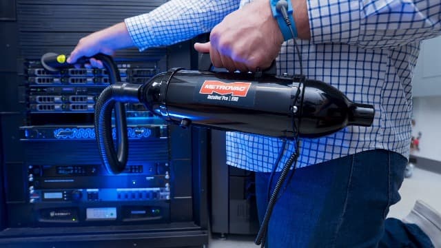 METROVAC DataVac® ESD Safe Pro Series MDV-1ESD, Compact Computer Vacuum & Blower for Electronics, Anti-Static, HEPA Filtration, and Durable