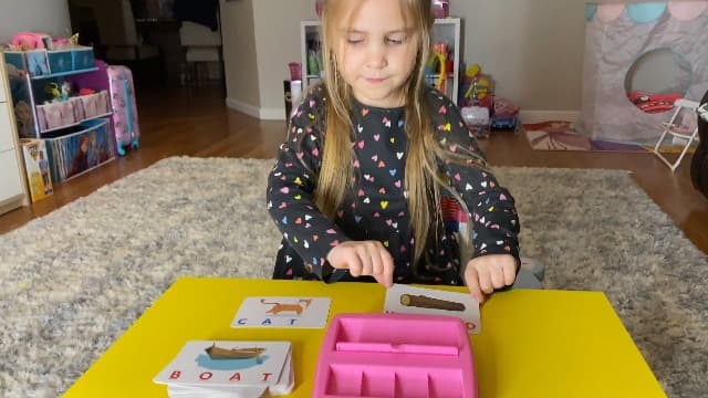 Learning Games for Kids Ages 3-8, Matching Letter Game for Kids Toys Ages 3-8 Educational Toys for 3-8 Year Olds Boys Girls Birthday Party Gifts for 3-8 Year Olds Boys Girls Blue