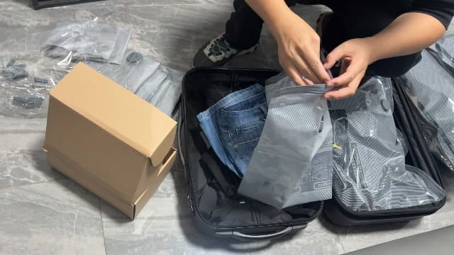 15 Pack Travel Vacuum Bags for Clothing with Rechargeable Electric Pump，Travel Vaccine Sealed Storage Bag for Clothes Suitcase