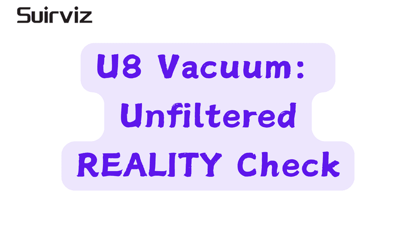 Cordless Vacuum Cleaner, 40KPA/500W/35Mins, Green LED Light, Lightweight Stick Vacuum Self-Standing, Vacuum Cleaners for Home Handheld Vacuum for Pet Hair, Carpet, and Hard Floors, U8