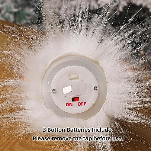 Juegoal Christmas Plush Gnomes, 9 Inch Lighted Handmade Mini gnome Scandinavian, Light Up Swedish Tomte Elf Holiday Present, Battery Operated Xmas Gifts Table Ornaments Dinner Party Supplies, Set of 3