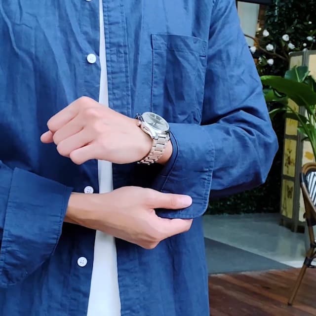 OLEVS Automatic Watches for Men Self Winding Mechanical Wristwatch Luxury Business Dress Stainless Steel Luminous Waterproof Calendar Mens Watch