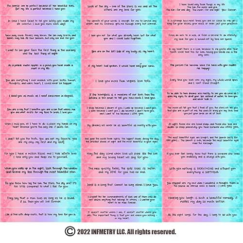 Gifts For Girlfriend Prewritten Message In Capsule Lovely Notes Birthday Anniversary Valentines Day Gifts for Her (Light Blue Girlfriend 50pcs)