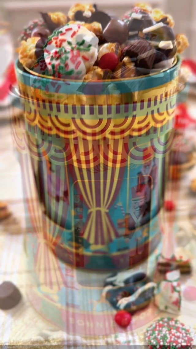 Christmas Gift Basket- Gourmet Food Gifts - Plays Music - Holiday Chocolate and Candy, Sweets and Snacks- Nutcracker Suite- Bonnie and Pop