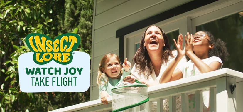 Insect Lore Butterfly Garden Kit – 10 Live Caterpillars, Habitat, STEM Journal, 2 Chrys-a-lid Holding Logs & Feeder – Grow & Release Painted Lady Butterflies – Educational Science Toy