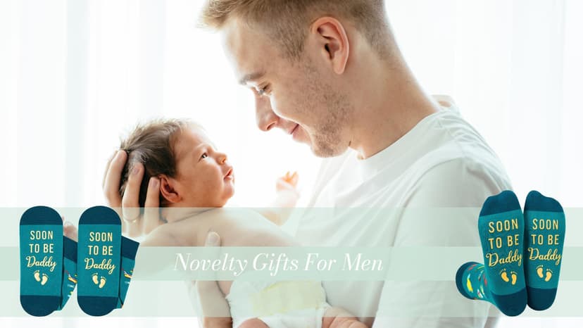 Zmart Gift Idea For Him - Funny Gifts For New Dad Brother Father In Law, In Law Socks