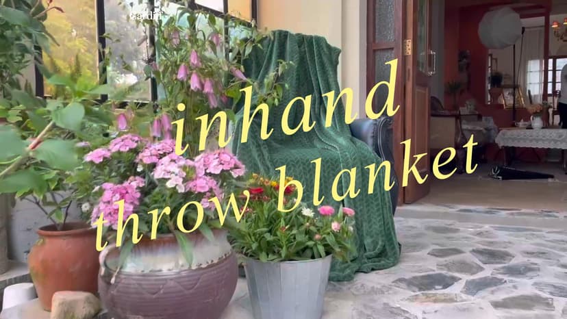 Inhand Fleece Throw Blankets, Super Soft Flannel Cozy Blankets for Adults, Washable Lightweight Blanket for Couch Sofa Bed Office, Warm Plush Blankets for All Season (50"×60", Green)