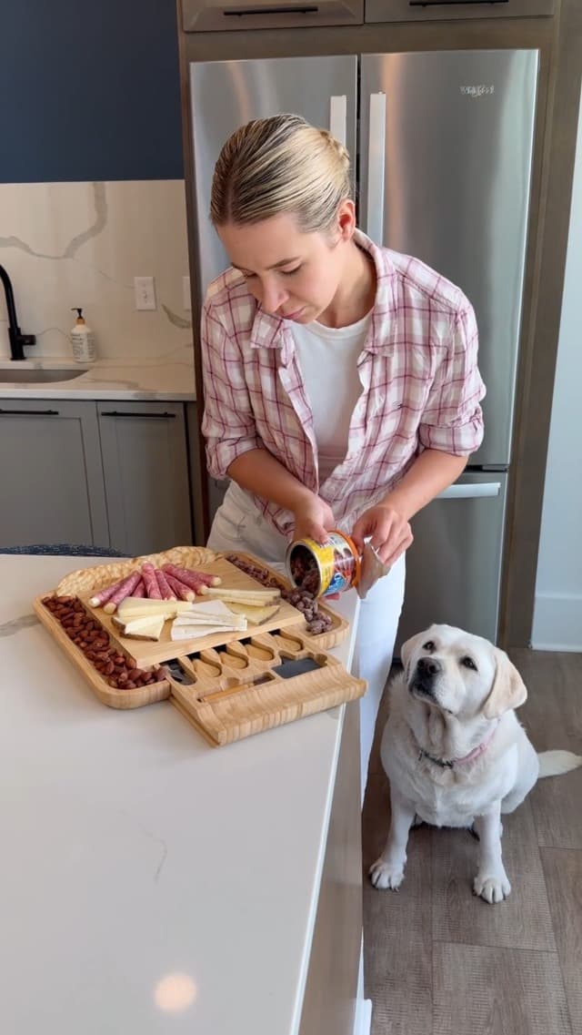 Charcuterie Board Gift Set - Bamboo Cheese Board and Knife Set - Housewarming Gifts for New Home, Wedding Gifts for Couples 2025, Bridal Shower Gifts, Birthday Gifts for Women