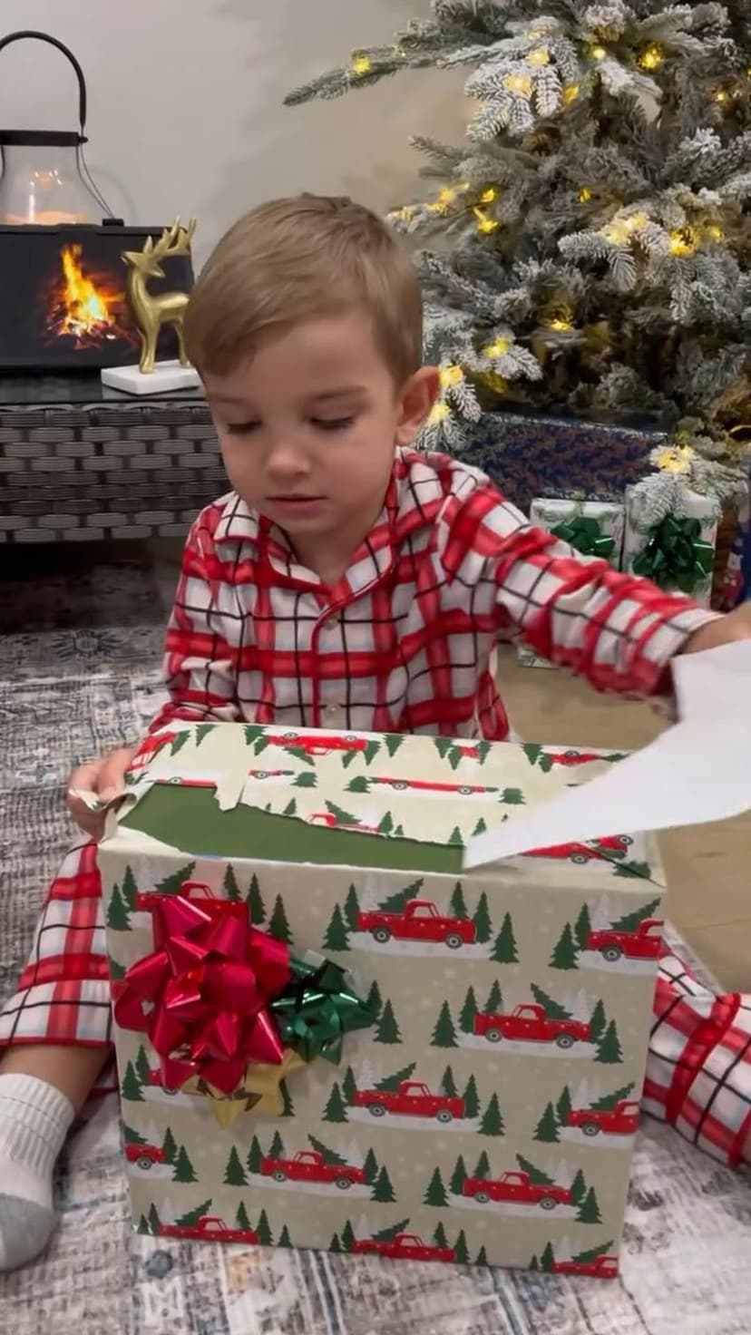 Remote Control Tractor Toy, Kids RC Tractor Set & Truck and Trailer Front Loader - Metal Car Head/8 Wheel/Light, Toddlers Farm Vehicle Toys for 3 4 5 6 7 8 9 Year Old Boys Girls Birthday Gift