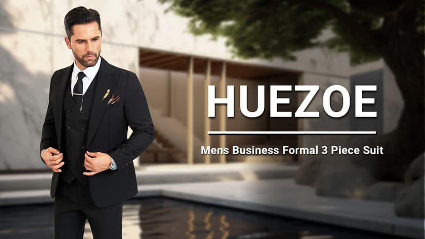 Mens Suit Slim Fit 3 Piece Double Breasted Suit Men Formal Tuxedo Set Casual Wedding Prom Groom Suits