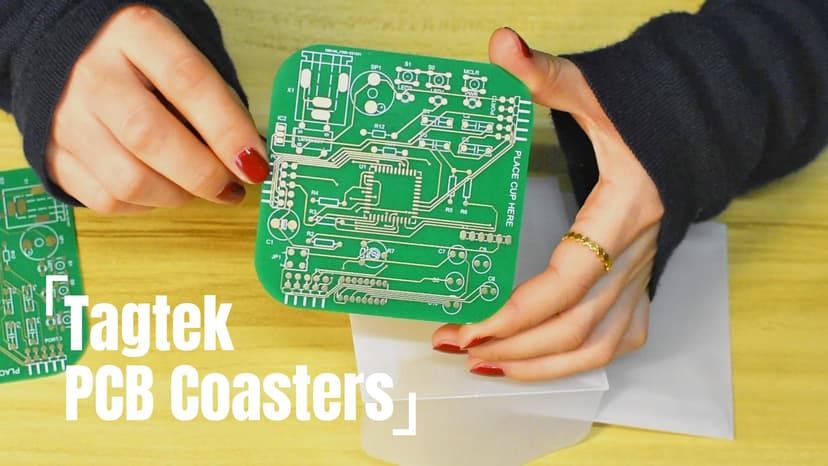 Coasters for Drinks in PCB-Design Black Coasters Decor with Immersion Gold Circuit Board Coaster for Coffee Table Gamer Bar Office Cute Stuff for Boyfriend Geeky Engineer Dad Men (2 x Black/Pack)