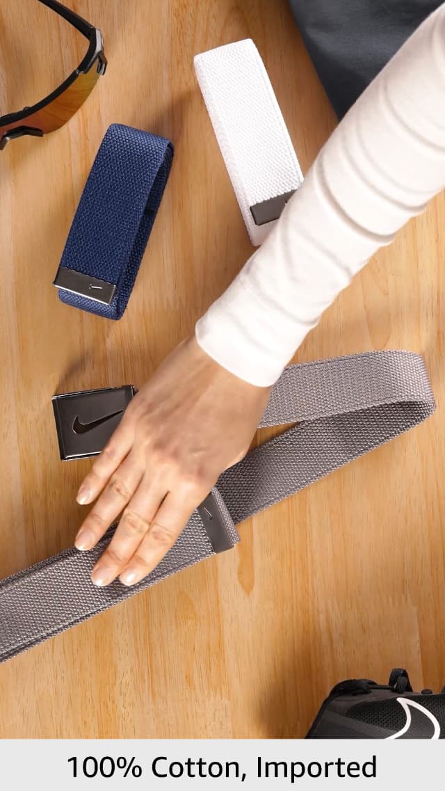 Nike Men's 3 Pack Golf Web Belt