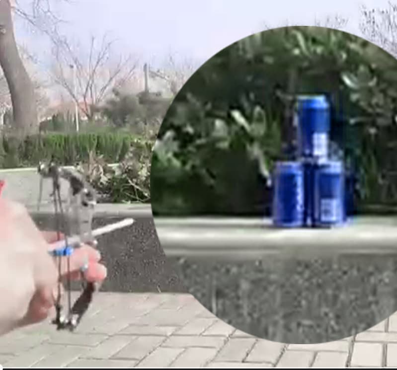 TIETHEKNOT Archery Bow Set Left and Right Hand Compound Bow Hunting Bow Metal Material Catapult RH/LH for Practice Archery