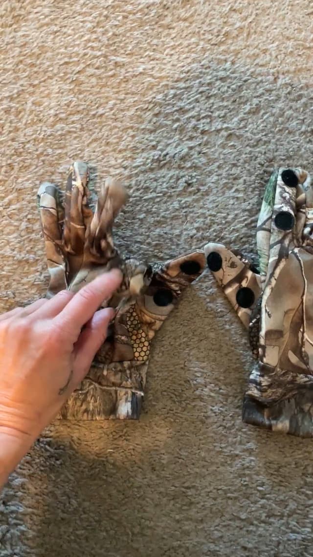 EAmber Camouflage Hunting Gloves Full Finger/Fingerless Gloves Pro Anti-Slip Camo Glove Archery Accessories Hunting Outdoors