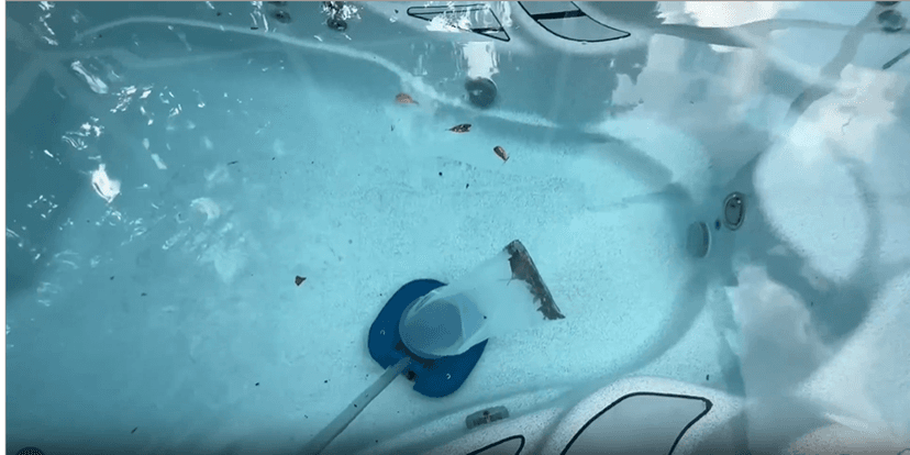 Rechargeable Pool Leaf Vacuum with Telescopic Pole, 83GPM Powerful Suction– Cordless Pool Skimmer for Inground & Above Ground Pools with 6.6Gal Leaf Catcher Bag for Heavy Debris Areas