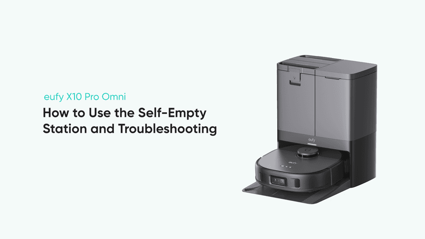 eufy X10 Pro Omni Robot Vacuum and Mop Combo, Incredible Suction, Dual Mops with 12 mm Auto-Lift and Carpet Detection, AI Obstacle Avoidance, Auto Mop Washing&Drying, Self-Emptying, Self-Refilling