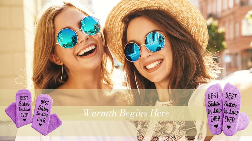 HAPPYPOP Mothers Day Socks - Sisters Aunt Gifts, Gifts for Sister Daughter Mother in Law