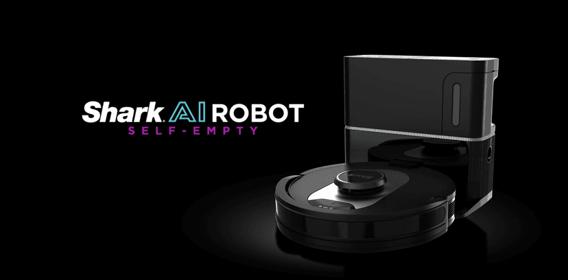 Shark AV2501S AI Ultra Robot Vacuum, with Matrix Clean, Home Mapping, 30-Day Capacity HEPA Bagless Self Empty Base, Perfect for Pet Hair, Wifi, Dark Grey