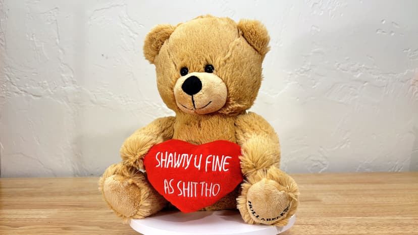 Hollabears Shawty U Fine 10" Original Teddy Bear Plush
