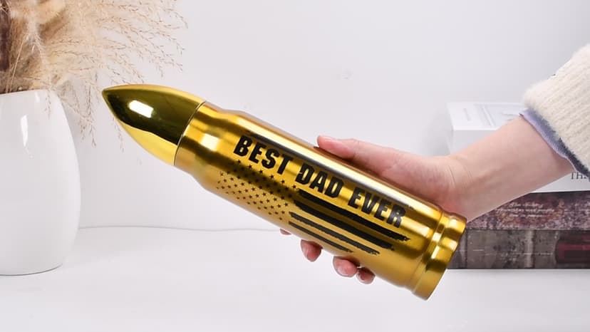 Gifts for Dad from Daughter Wife 17oz Stainless Steel Bullet Tumbler, Coffee Mug Birthday Gifts for Men Grandpa on Christmas Anniversary Valentines Fathers Day Stocking Stuffers for Men