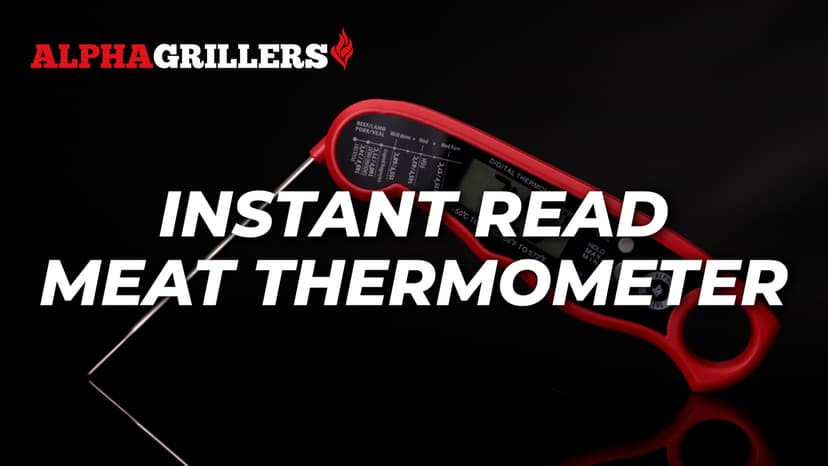 Alpha Grillers Meat Thermometer Digital - Instant Read Food Thermometer for Cooking Grilling Air Fryer Griddle Probe Kitchen Gadgets Essentials BBQ Accessories Grill Gifts for Men Him Dad Birthday