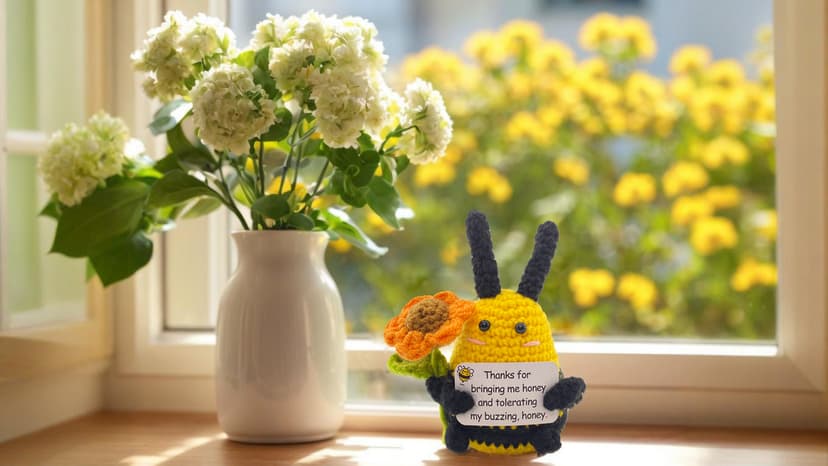 Coworker Leaving Gifts for Women Men, Going Away Gifts, Gift for Farewell Retirement Goodbye, Appreciation Gift for Leaving Coworker Friend Neighbor Teammate, Positive Bee with Card (Upgraded Version)