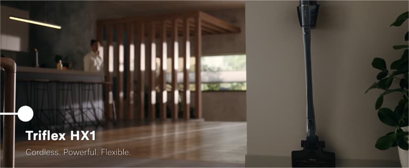 Miele Triflex HX1 Cordless Stick Vacuum Cleaner, 60 min runtime, Graphite Grey / Blue