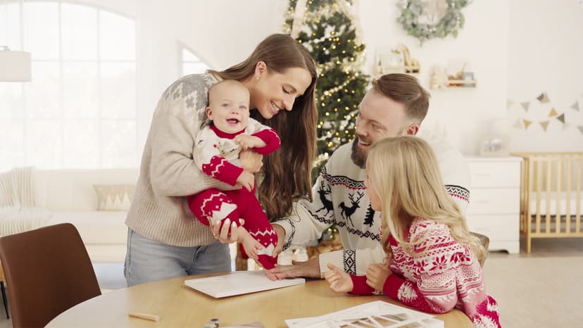 Baby Hand and Footprint Kit - Clay Handprint Keepsake Frame, Newborn Nursery Picture Frame, Personalized New Mom Gifts for Baby Shower & Registry (Alpine White)