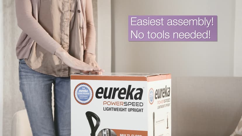 Eureka Lightweight Powerful Upright Vacuum Cleaner for Carpet and Hard Floor, PowerSpeed, New Model,Blue,black/New Model