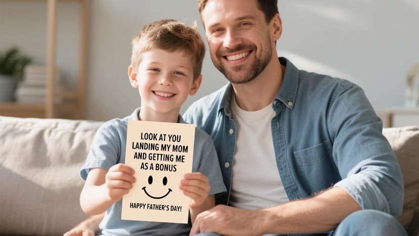 Step Dad Father's Day Gifts, Funny Fathers Day Card from Step Daughter Son Kids, Best Gag Gifts for Stepdad Bonus Dad Who Wants Nothing, Personalized Presents for Dads Father In Law Daddy Gift Ideas