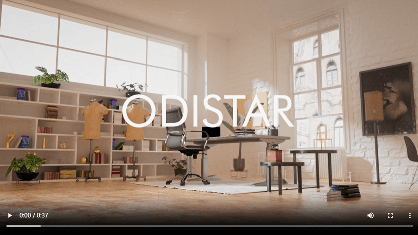 ODISTAR Desktop Vacuum Cleaner, Mini Table dust Sweeper Energy Saving,High Endurance up to 90 mins,Cordless&360º Rotatable Design for Keyboard/Home/School/Office(White AA Battery)