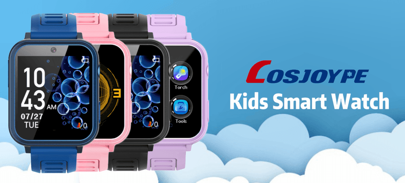 Kids Smart Watches Girls Gift for Girls Age 6-12, 24 Puzzle Games HD Touch Screen Kids Watch with Video Camera Music Player Pedometer Flashlight 12/24 hr Toys for 7 8 9 10 11 12 Year Old Girl Boys