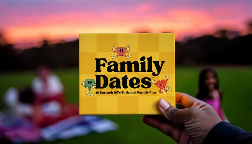 Family Dates 40 Scratch Off Cards – Fun Activities & Date Night Ideas for Kids and Parents – Adventure Card Game for Families – Unique Gift for Family Nights, Holidays, or Birthdays
