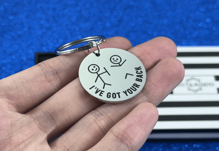 Octamber Funny Gifts Best Friend Keychain for Friends BFF Besties I Got Your Back Keychain