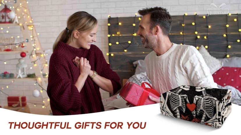 Gifts for Him Her, Wedding Anniversary Blanket for Women Men, Birthday Gifts for Boyfriend Girlfriend, I Love You Gift, Engagement, Wedding Gift for Wife, Husband, Couple, 60"X50"