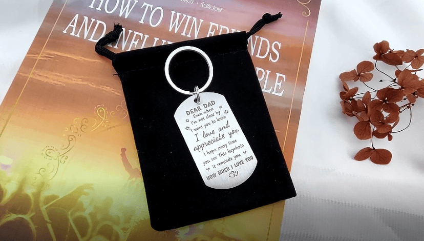 Resdink Dad Gifts from Daughter Son- Remember I Love You Dad Birthday Christmas Fathers Day Keychain