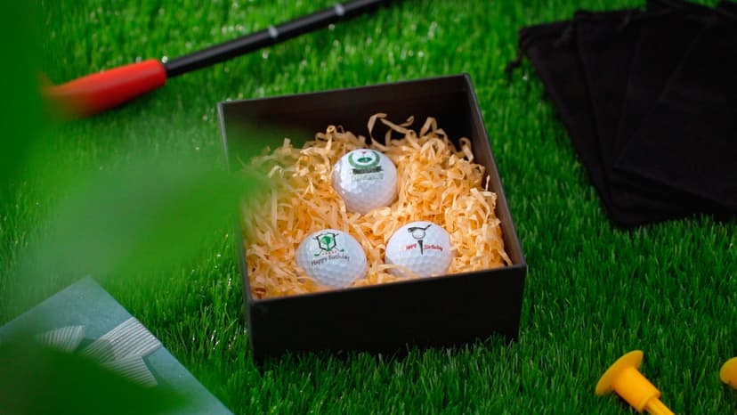 Threan Golf Ball Gift Set Funny Novelty Golfer Present for Men Birthday Dad Golfing Fan One Standard Size Unit